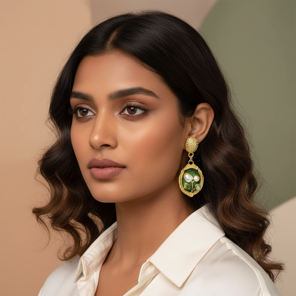 Elegance of the Past Earrings for Women Light Luxury High-End